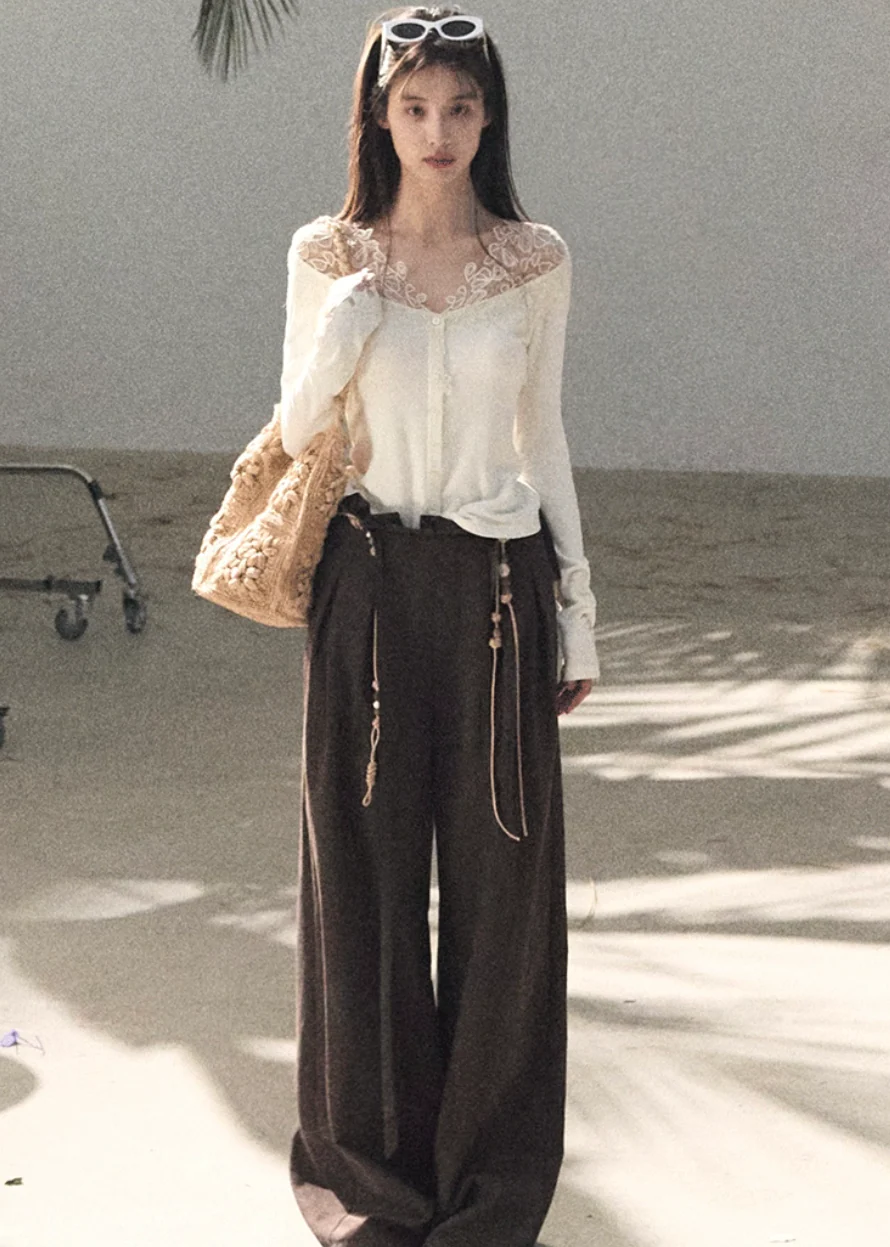 Sunset Narrative Lace Cardigan - Image 6