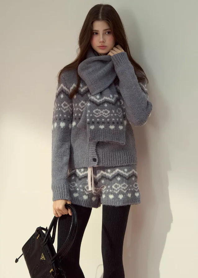 Winter Fairy Fair Isle Knit Set - Image 4