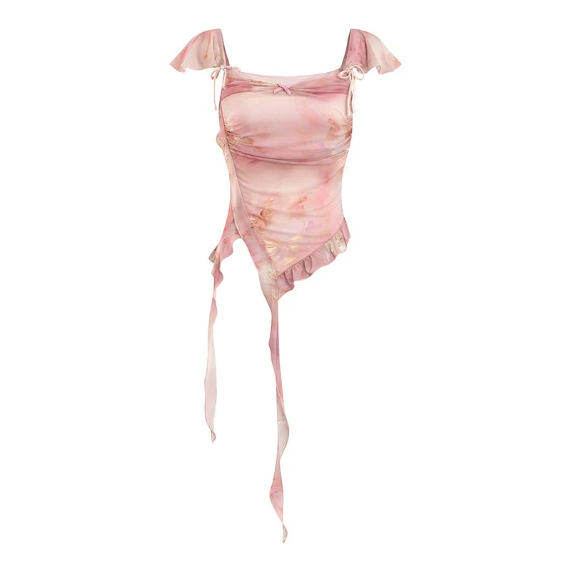 Pleated Cake Skirt Suspender Set - Image 3