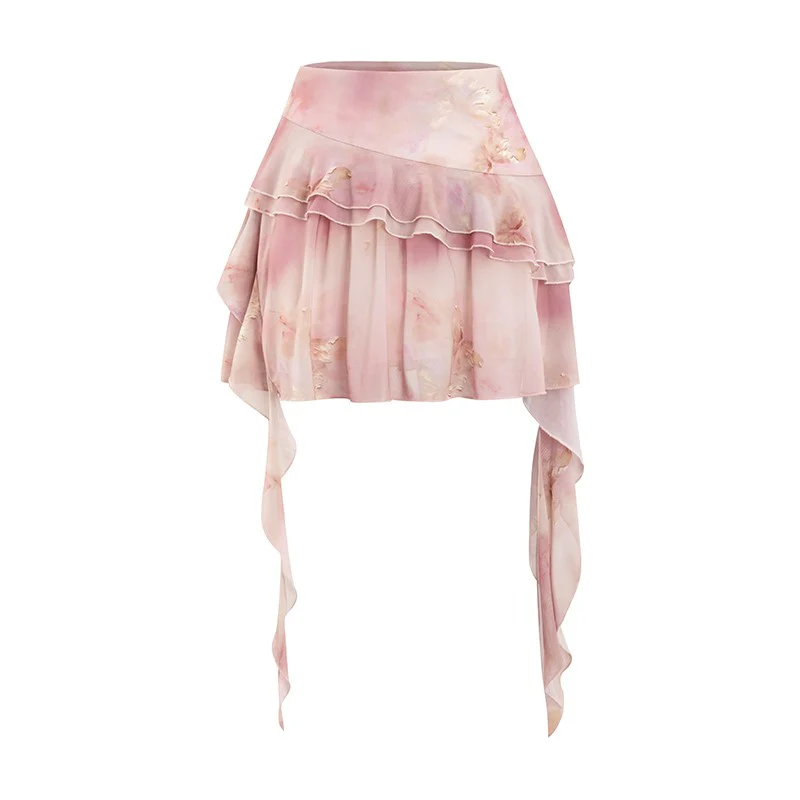 Pleated Cake Skirt Suspender Set - Image 4
