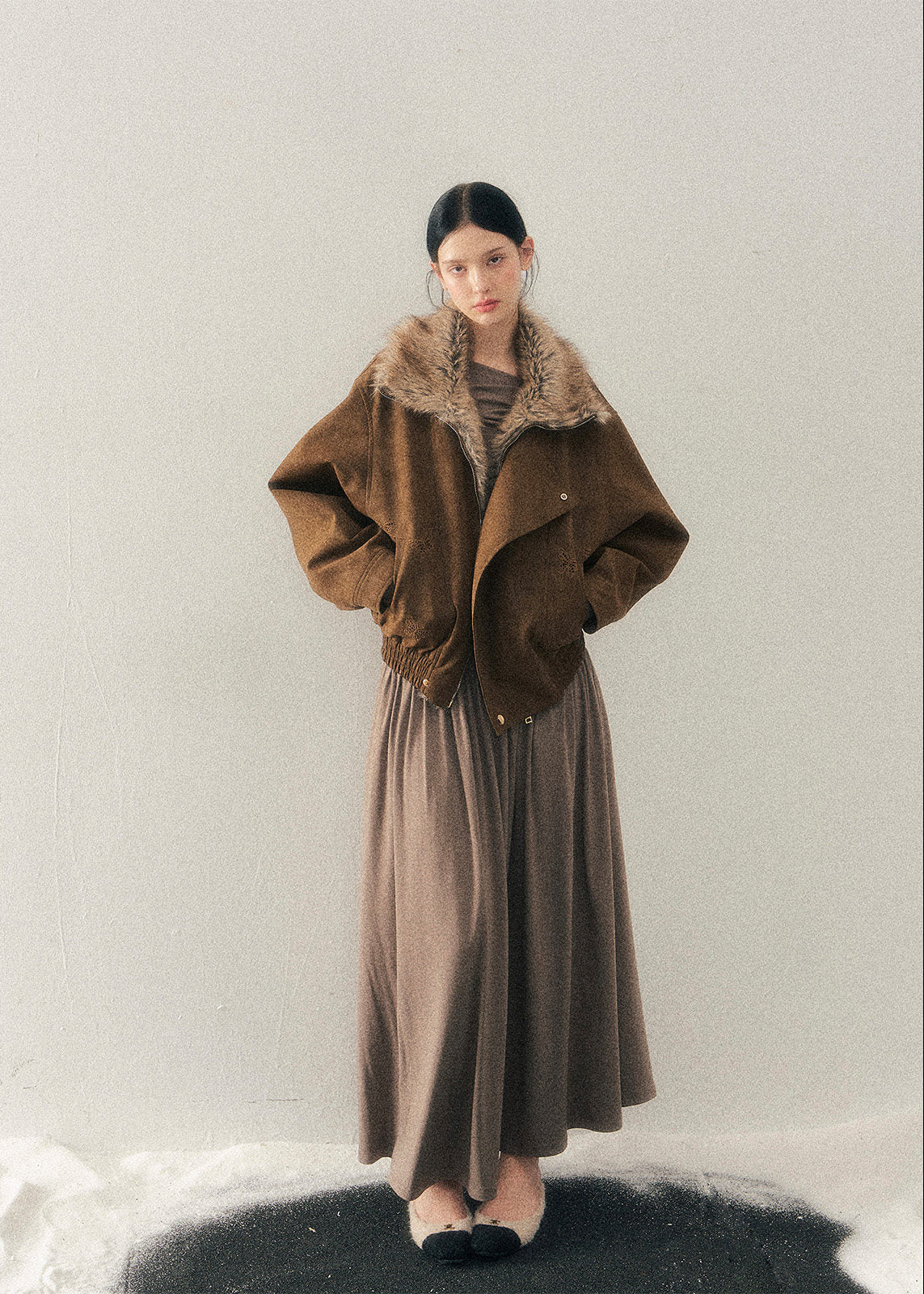 Suxin Streamline Draped Dress - Image 11