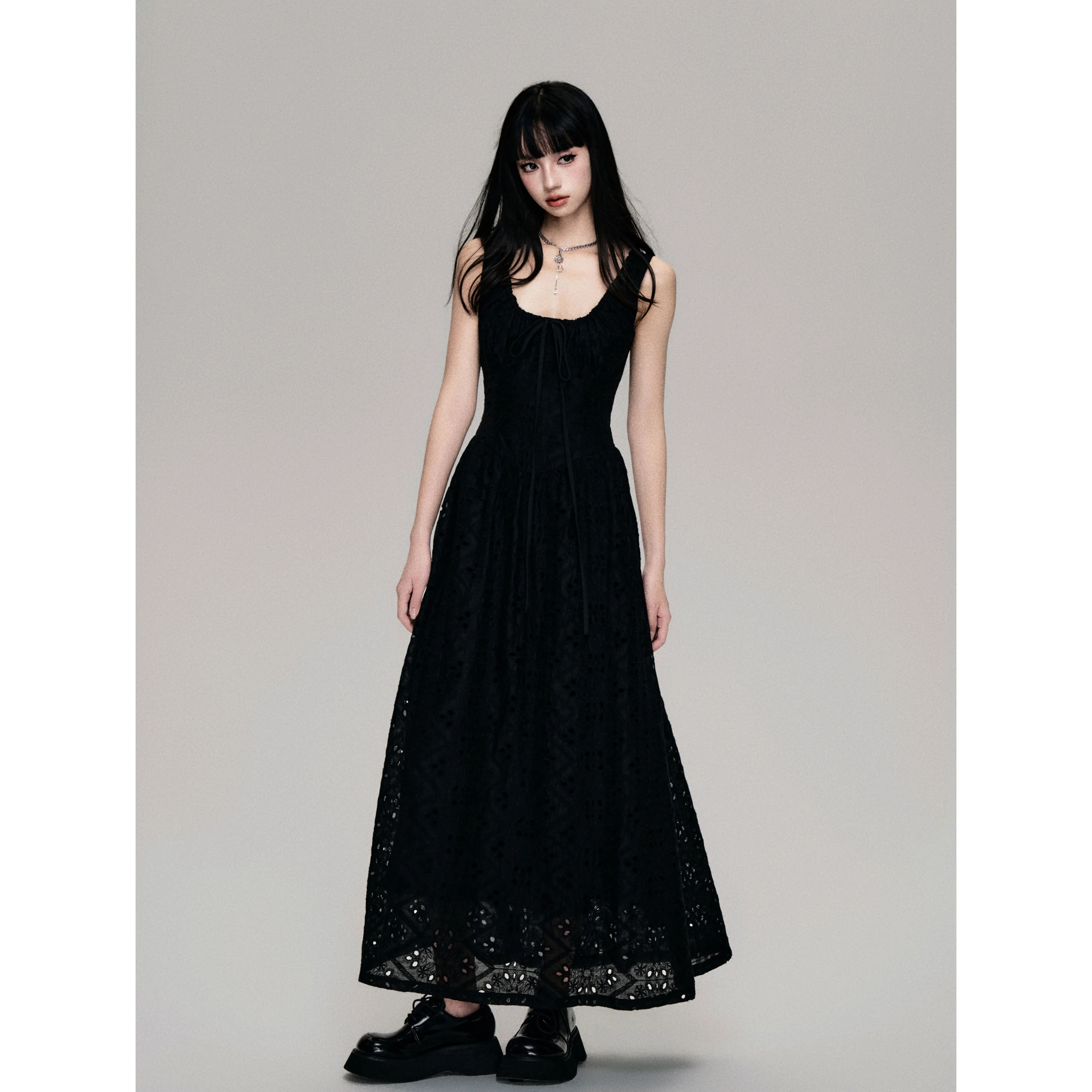 Tencel Cotton Sleeveless Maxi Dres - Image 3
