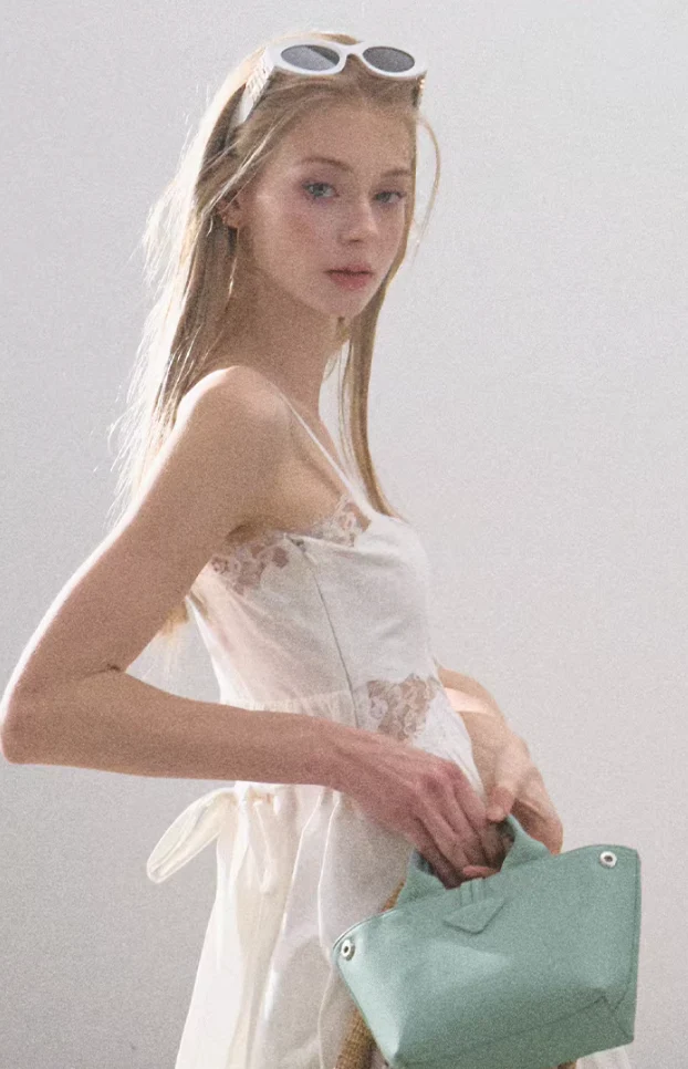 Tencel Lace Suspender Dress - Image 5