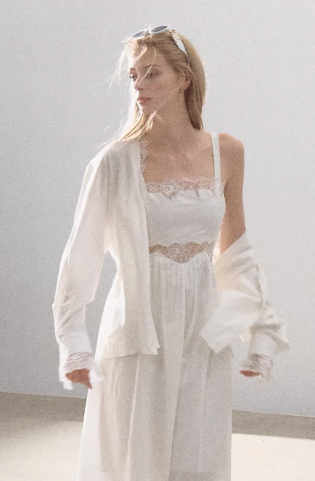 Tencel Lace Suspender Dress - Image 9