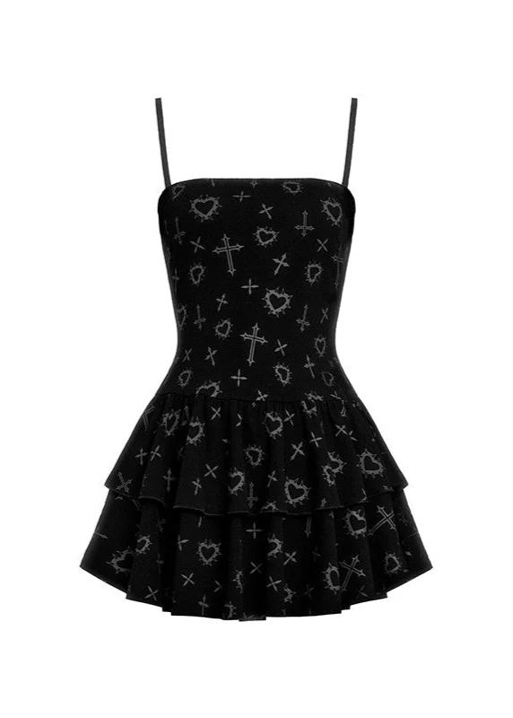 Thorn Heart Ruffle Dres - Image 4