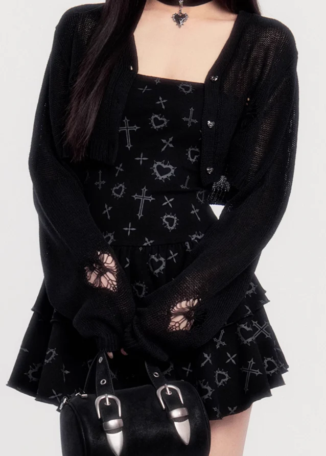 Thorn Heart Ruffle Dres - Image 7