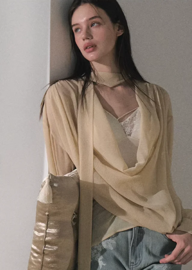Twilight Embrace Chiffon Blouse