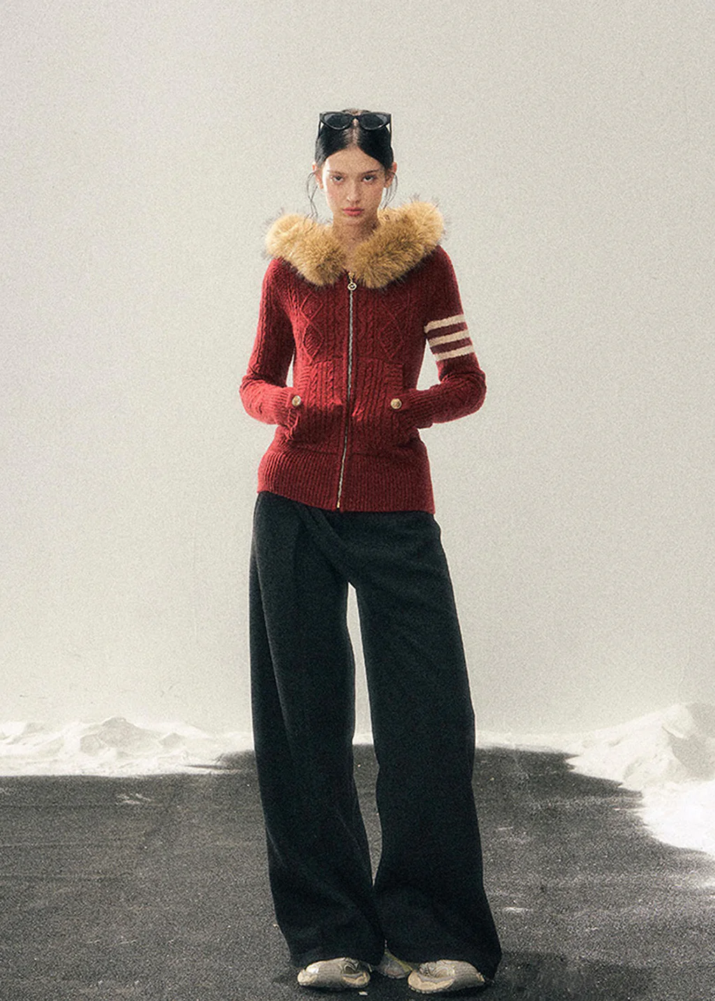 Twilight Trails Cable Zip Knit - Image 12