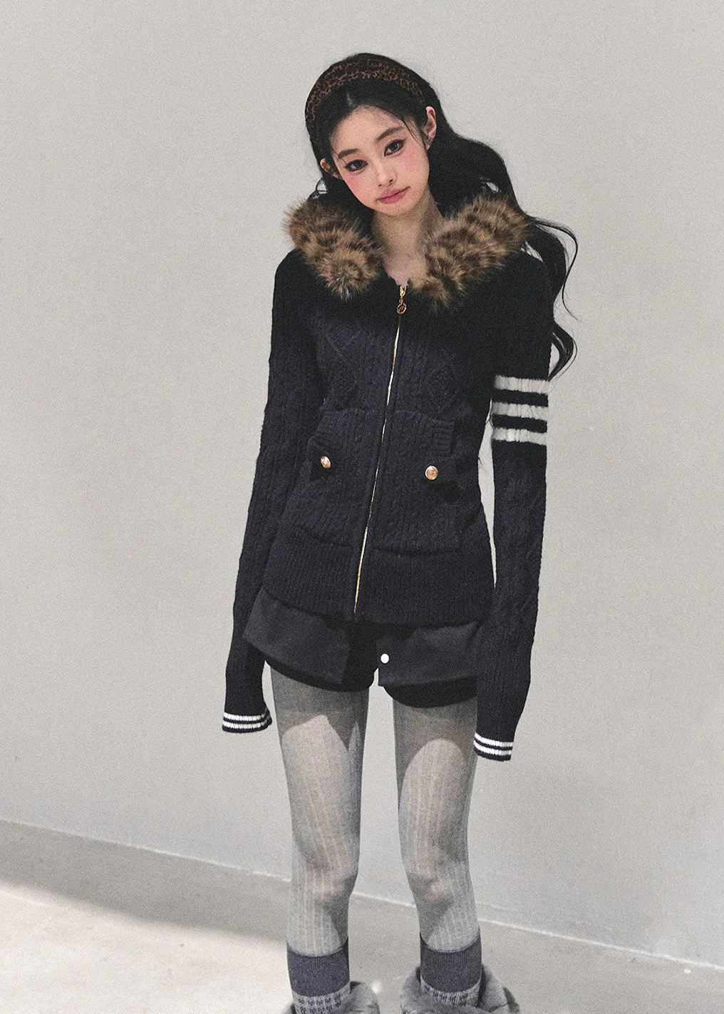 Twilight Trails Cable Zip Knit - Image 6