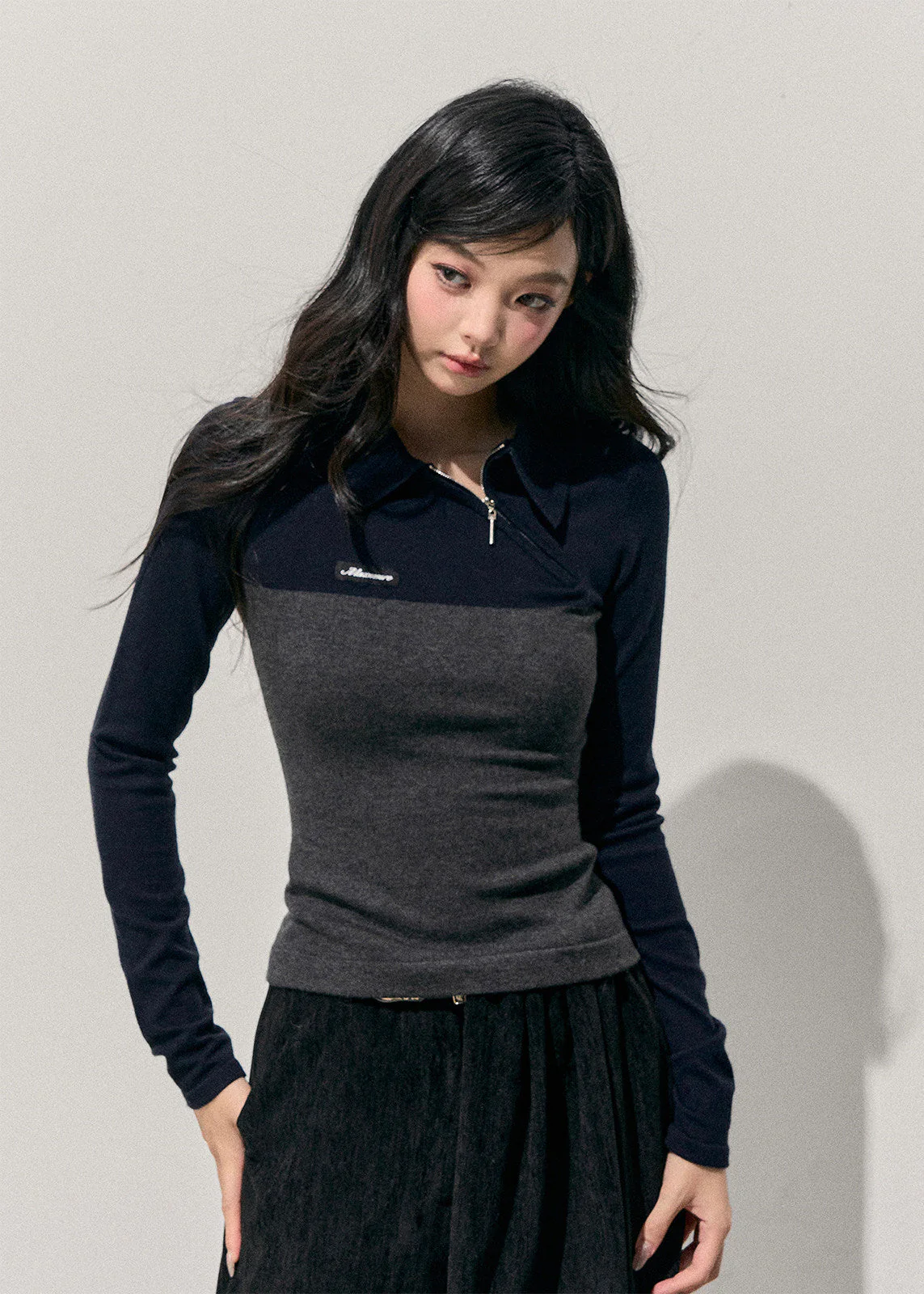 Undercurrent Knit Polo Top - Image 3
