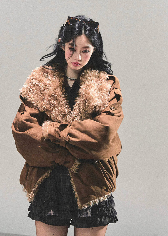 Velvet Winter Coat - Image 2