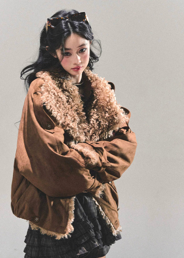 Velvet Winter Coat - Image 3