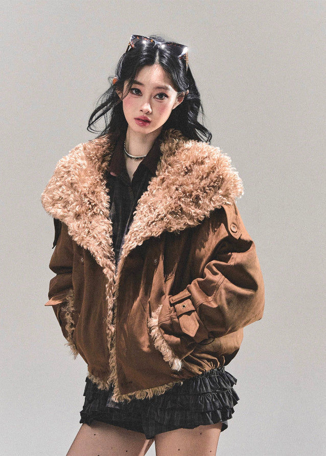 Velvet Winter Coat - Image 5
