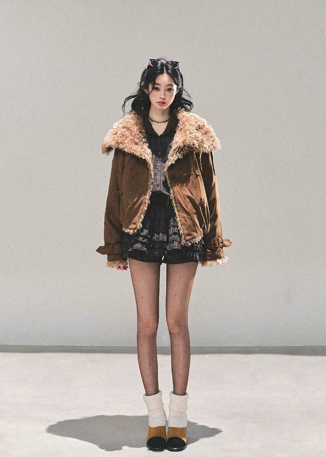 Velvet Winter Coat - Image 6