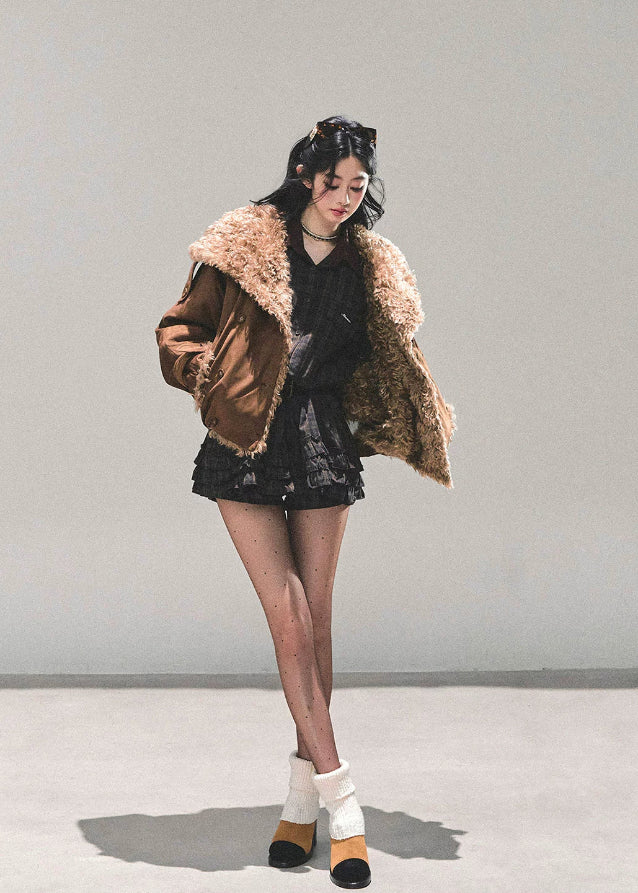 Velvet Winter Coat - Image 7