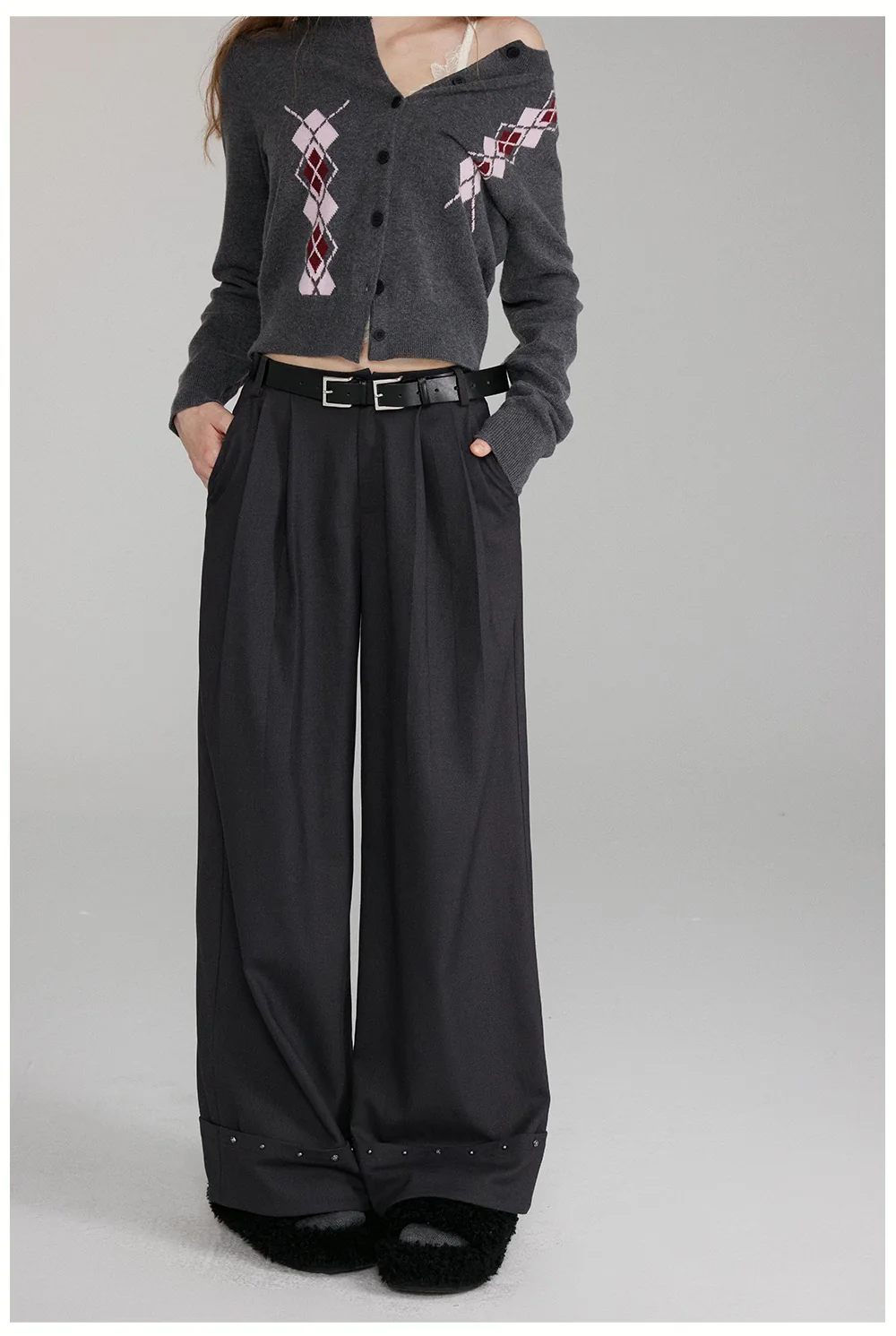 Casual trousers trousers for all-match straight trousers - Image 11