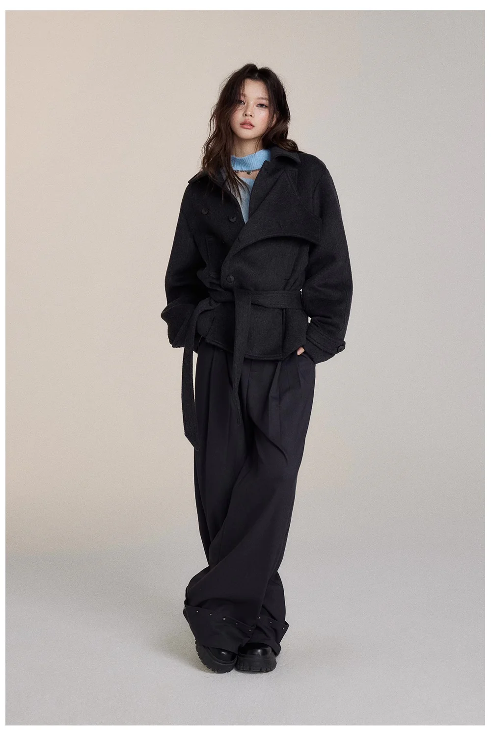 Casual trousers trousers for all-match straight trousers - Image 4