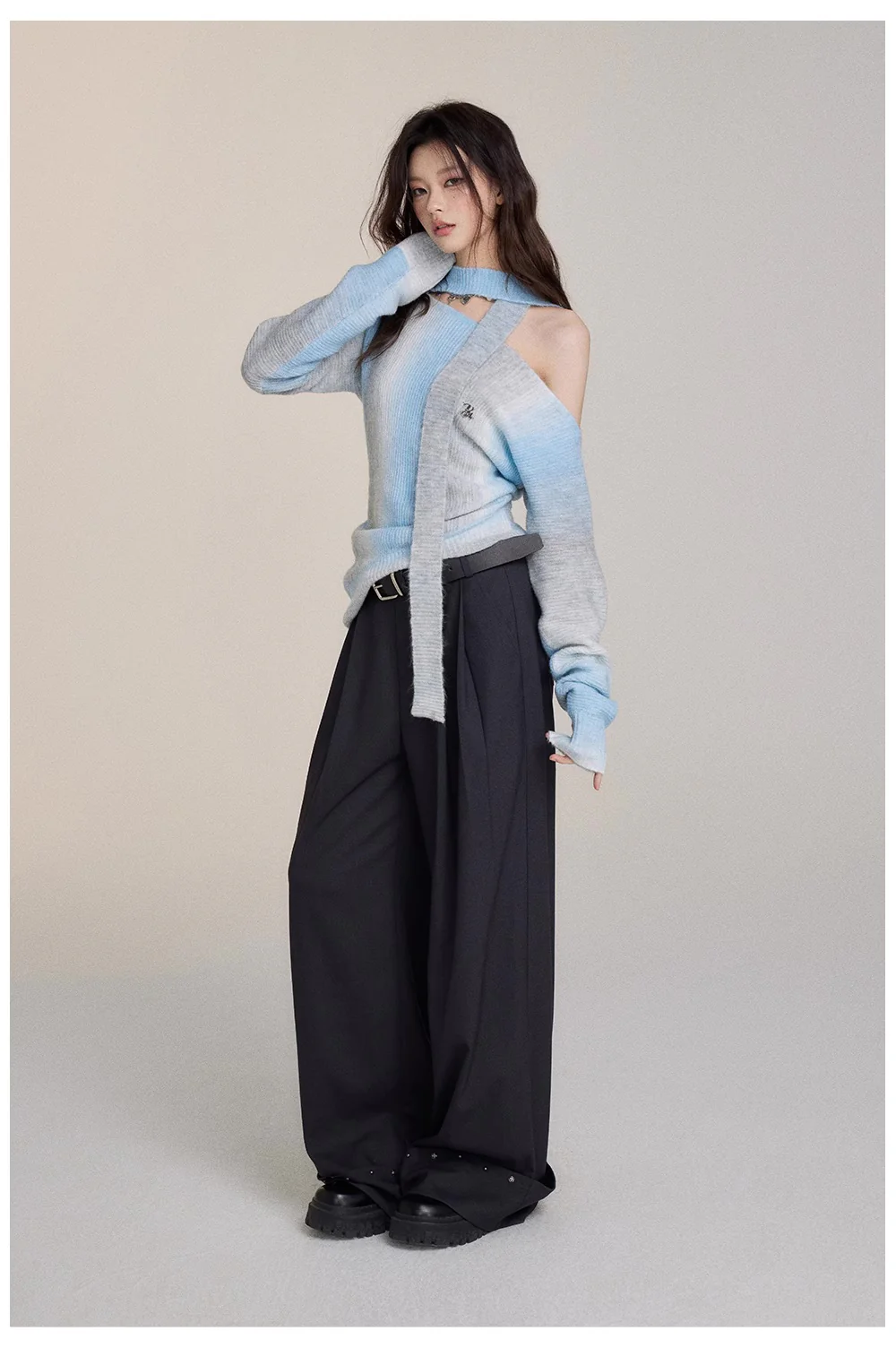 Casual trousers trousers for all-match straight trousers - Image 8