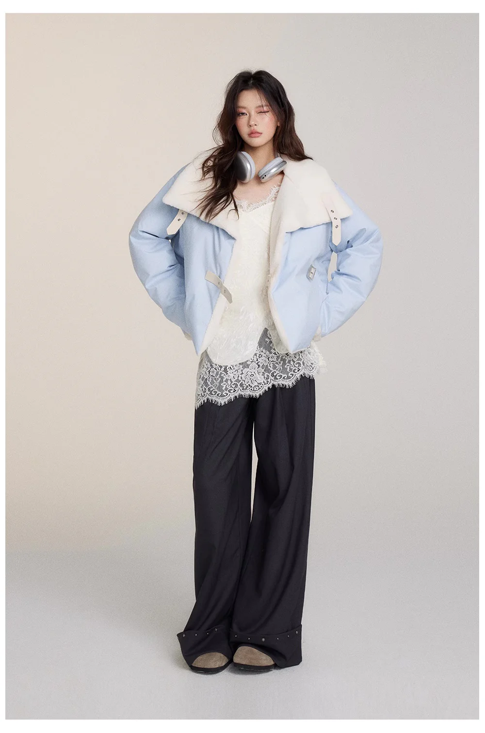 Casual trousers trousers for all-match straight trousers - Image 9