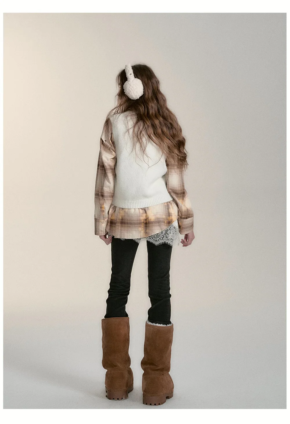 Wool Knit Cardigan & Vest Set - Image 11