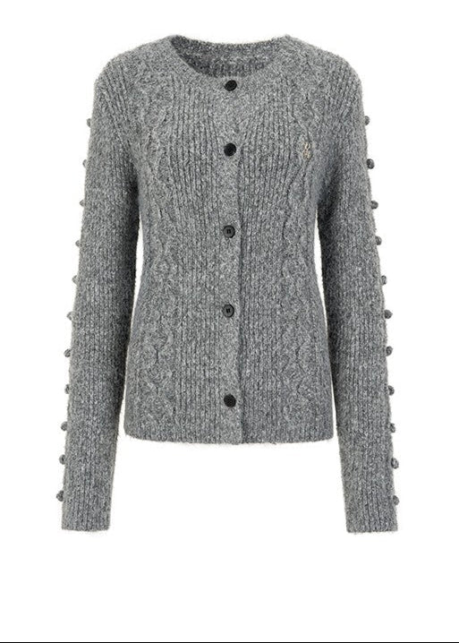 Wool Knit Cardigan & Vest Set - Image 13