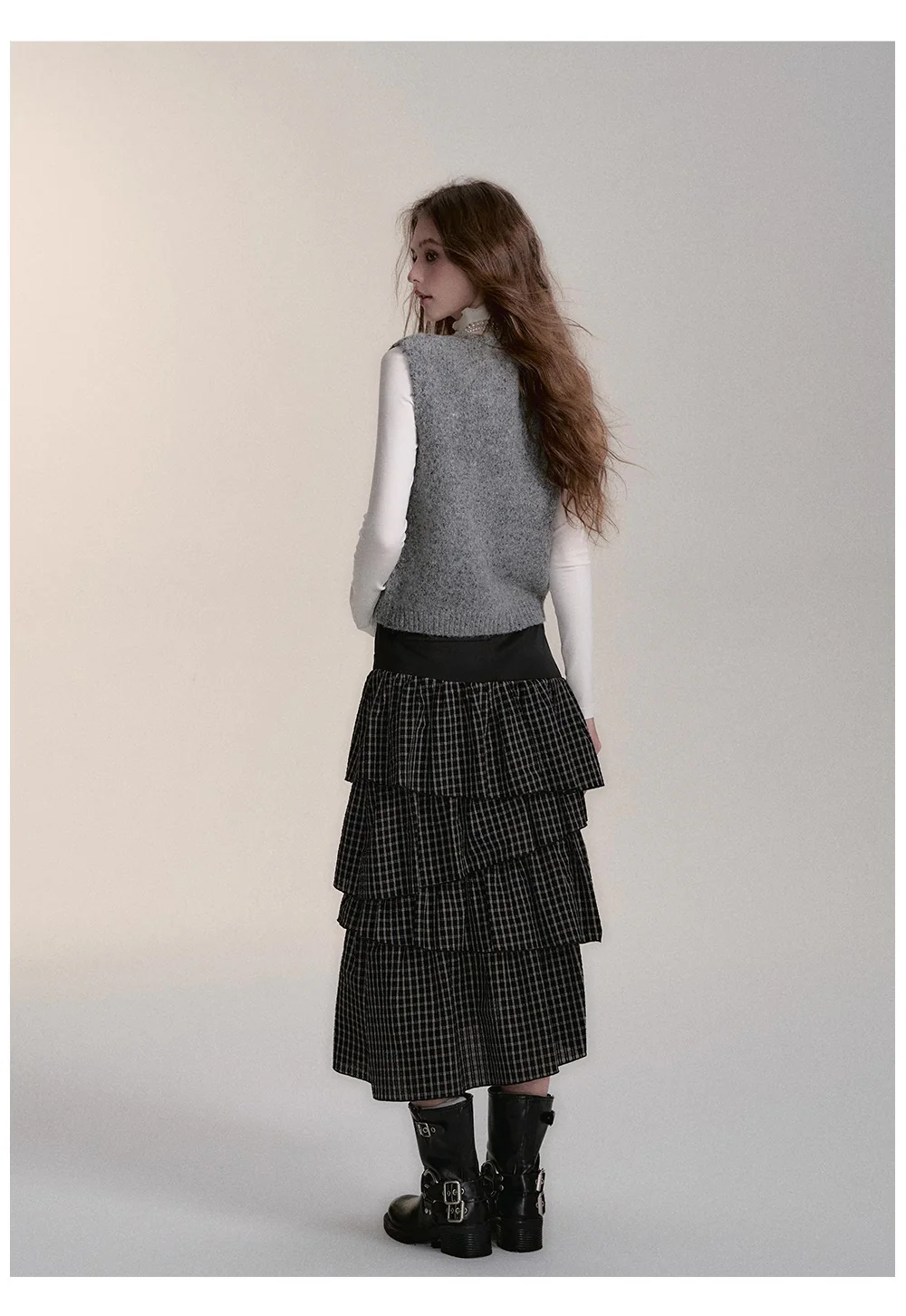 Wool Knit Cardigan & Vest Set - Image 8