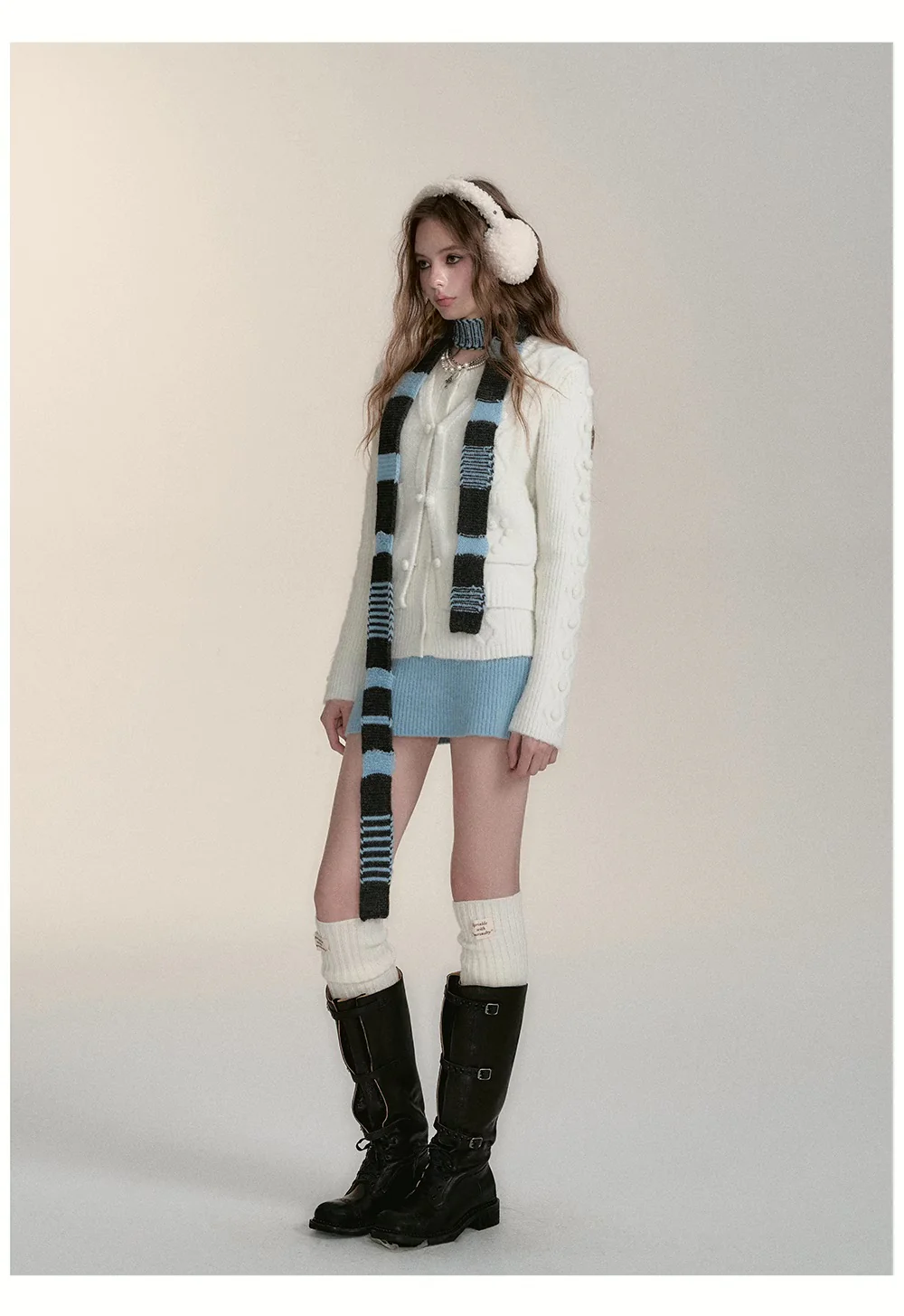 Wool Knit Cardigan & Vest Set - Image 9