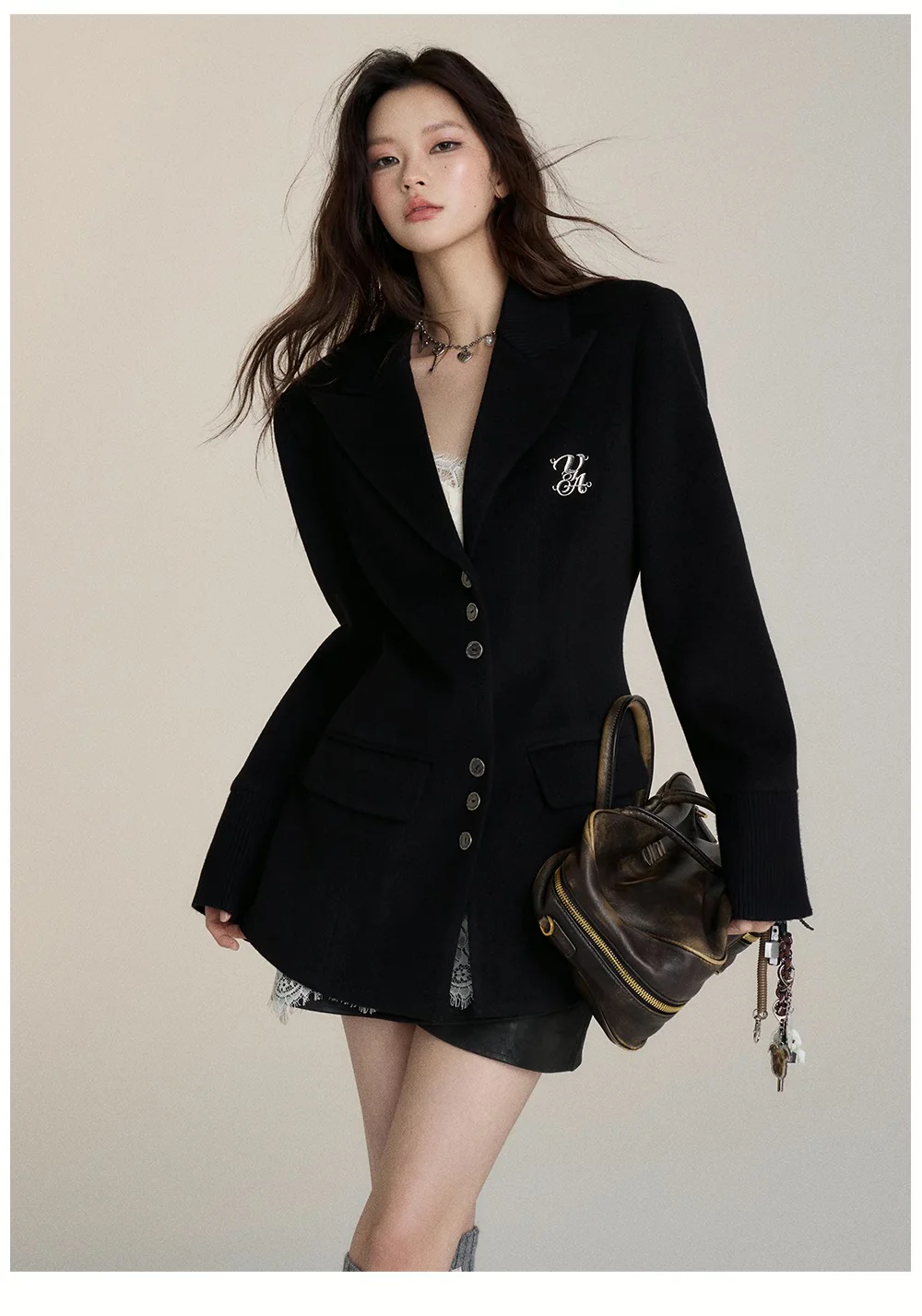 Woolen coat single-breasted commuter versatile coat - Image 12