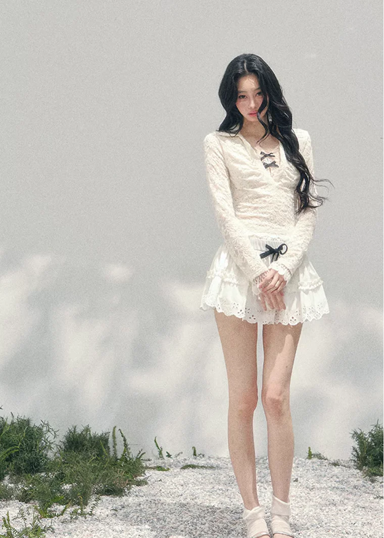Virtual Focus Lace Layered Top - Image 8