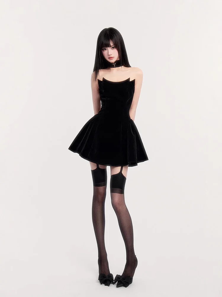 Party Dark Tube Dress Tutu Skirt - Image 5