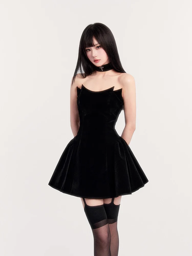 Party Dark Tube Dress Tutu Skirt - Image 6