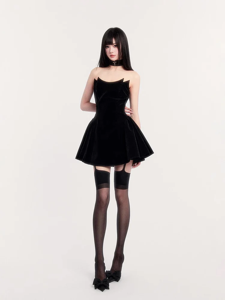 Party Dark Tube Dress Tutu Skirt - Image 8