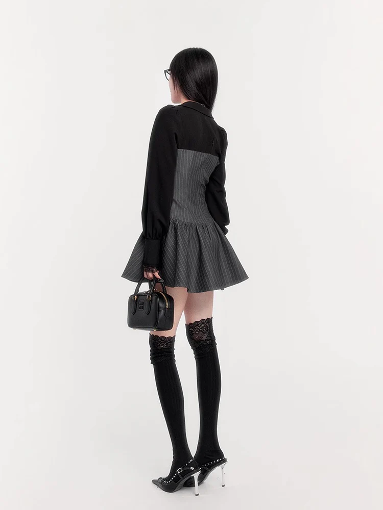 Striped Old Money Shirt Dress Set - Image 12