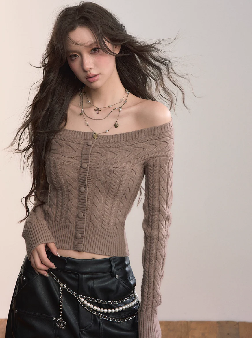 Voltage Cable Crop Knit - Image 2