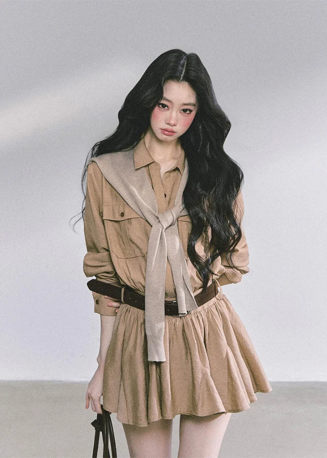 Walnut Grove Pleated Dress