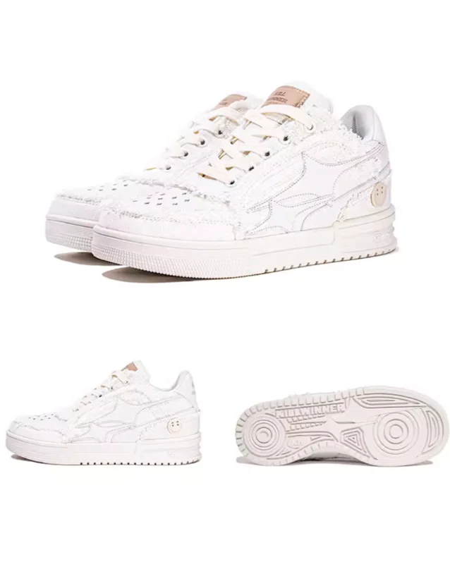 Washed Edge Retro Skate Shoes - Image 18