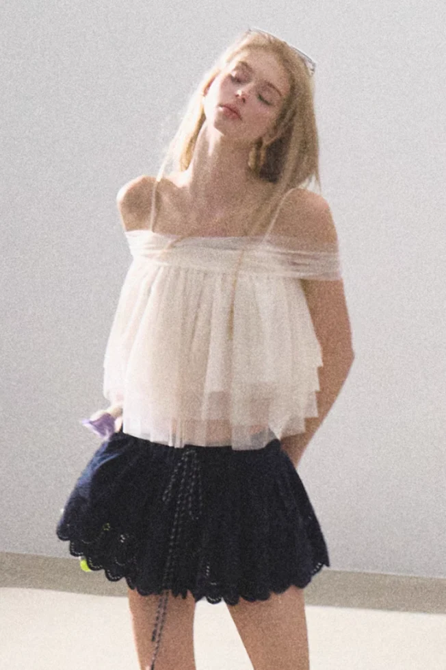 Soft Mesh Camisole Top - Image 3