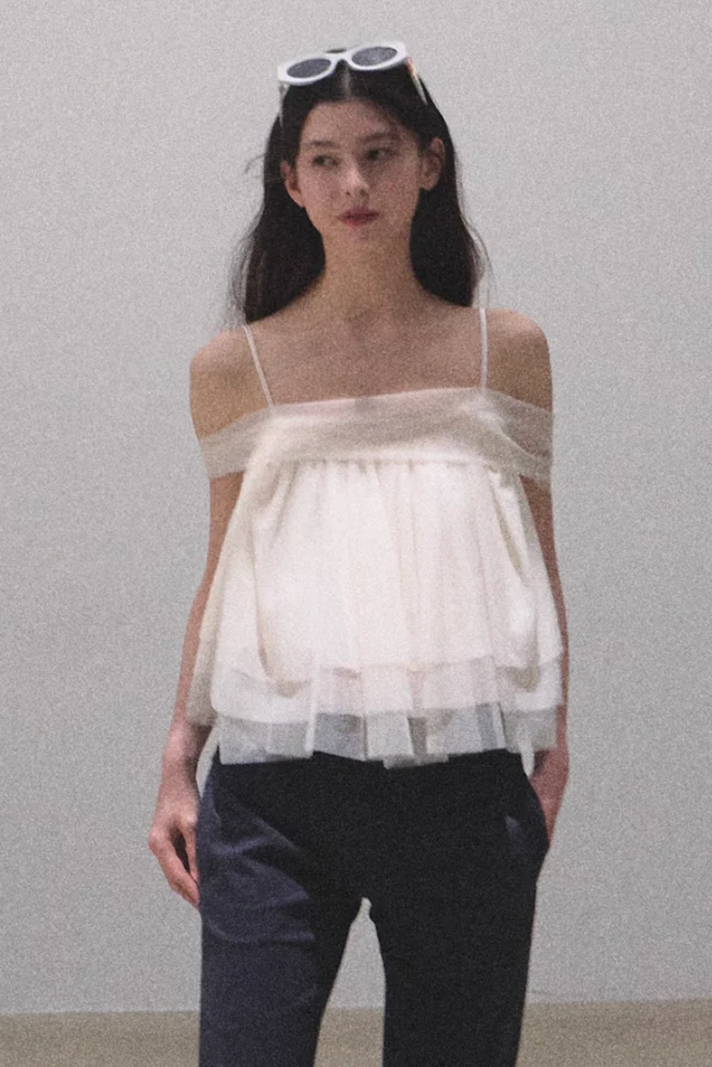 Soft Mesh Camisole Top - Image 7