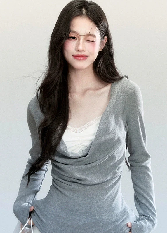 Whisper Collar Layered Knit - Image 2