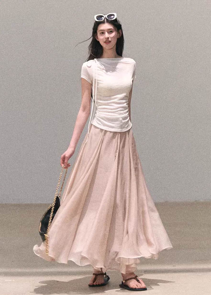 Whisper Veil Organza Skirt - Image 2