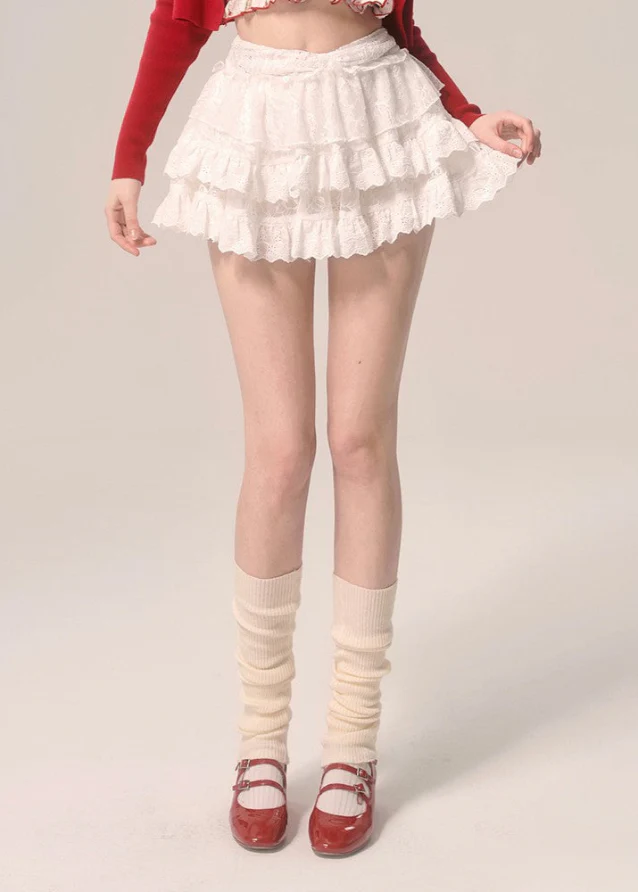 White Loose-Fit Short Sleeve Tee - Image 6
