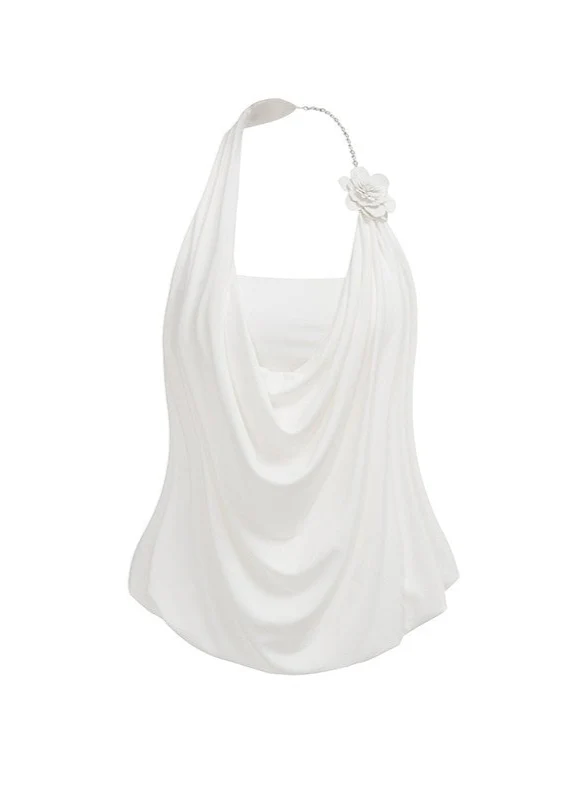 White no sleeve tops - Image 8
