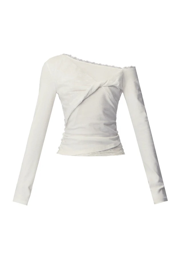 White Trace Lace Top - Image 10