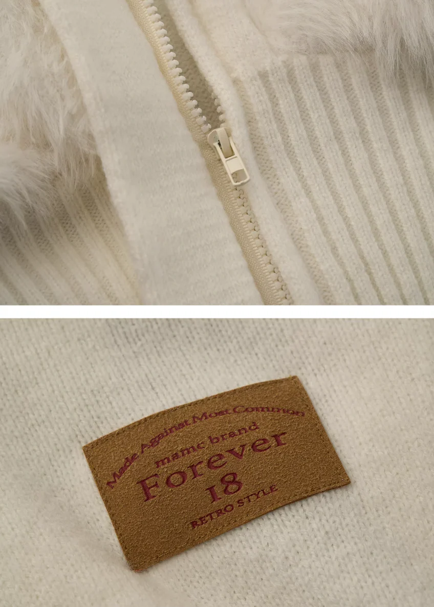 Wing Neck Slim Knit Top - Image 11