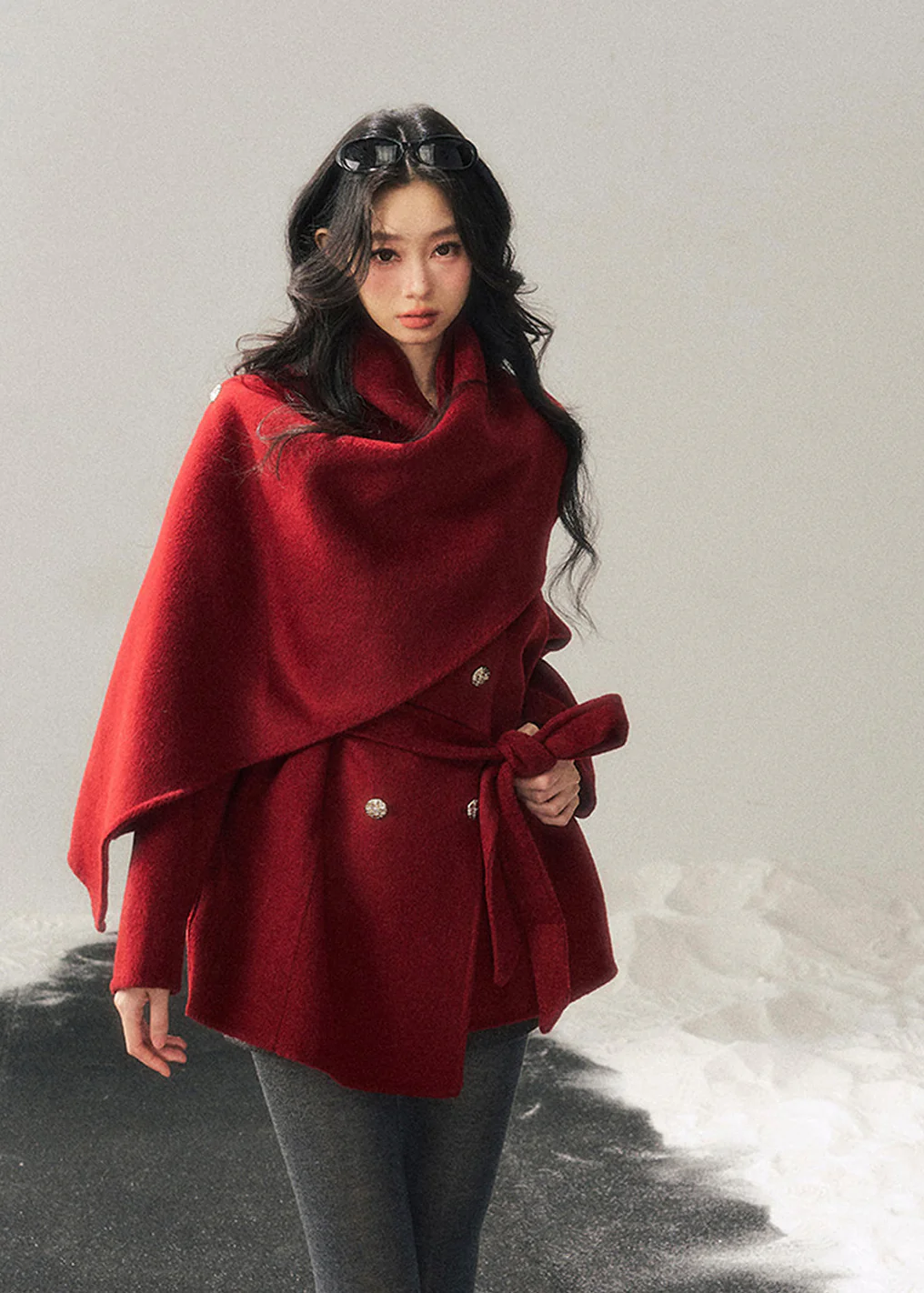 Winter Balse Reversible Wool Coat - Image 12