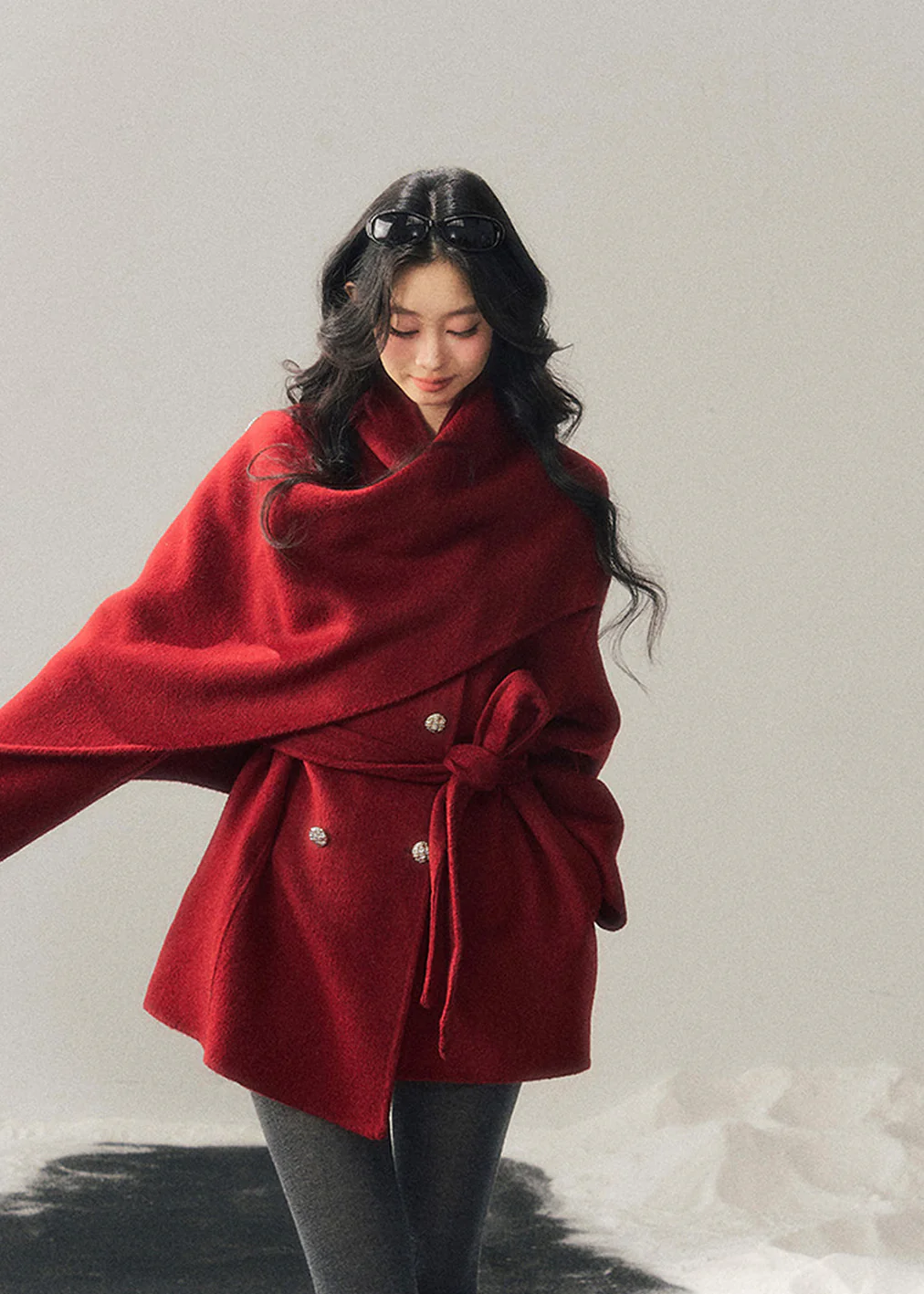 Winter Balse Reversible Wool Coat - Image 13