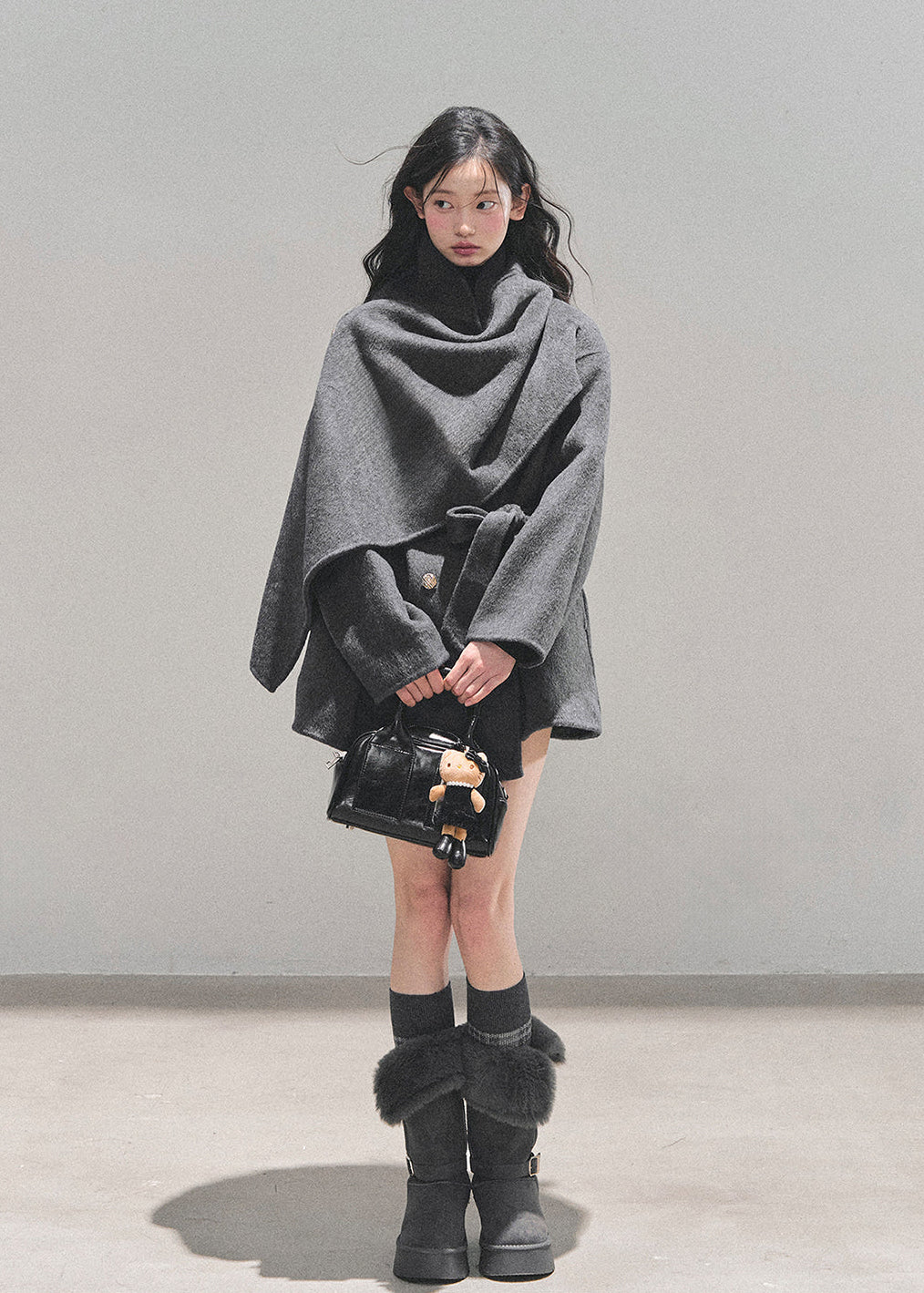 Winter Balse Reversible Wool Coat - Image 7