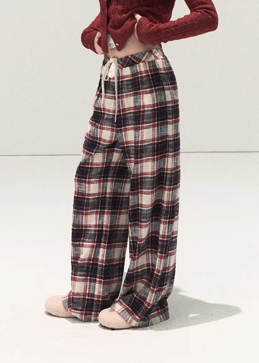 Winter Check Easy Pants