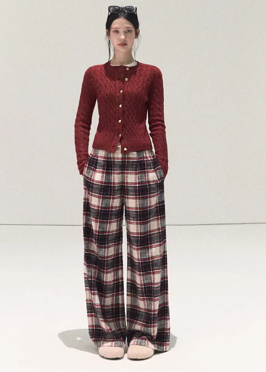 Winter Check Easy Pants - Image 2