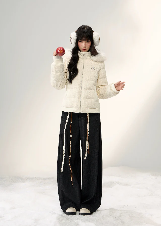 Winter Cloud Fur-Trim Down Jacket - Image 5